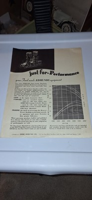 #ad Eddie Edmunds Van Nuys California Ford Powered Intake Manifold Brochure $73.16