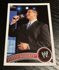 2011 Topps WWE Justin Roberts #59