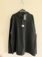 Raf Simons Black Hanging Collar Long Sleeve P...