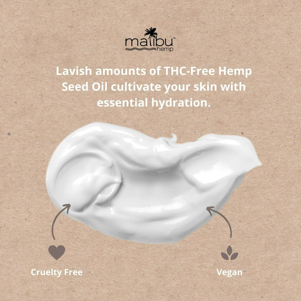 Увлажняющий лосьон для тела Malibu Tan для сухой кожи с коноплей, 18 жидких унций - Изображение 4 из 4