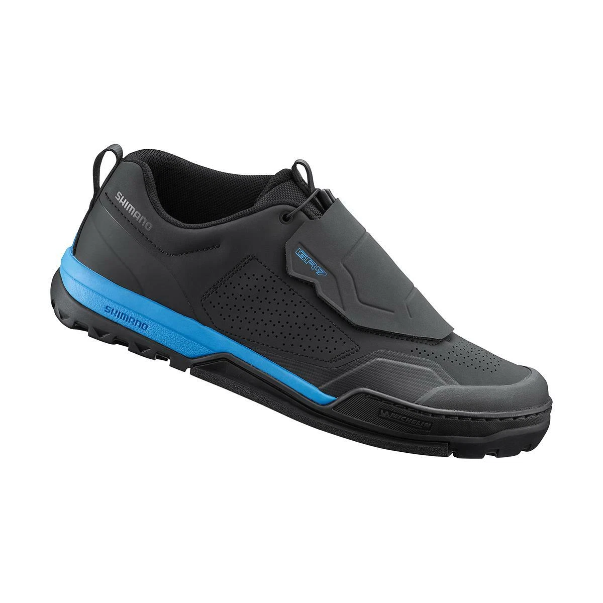 zapatillas shimano sh-gr501, black/blue, size:44.0, ind.pack  eshgr501mcl10s44008 – CarnivalBikes