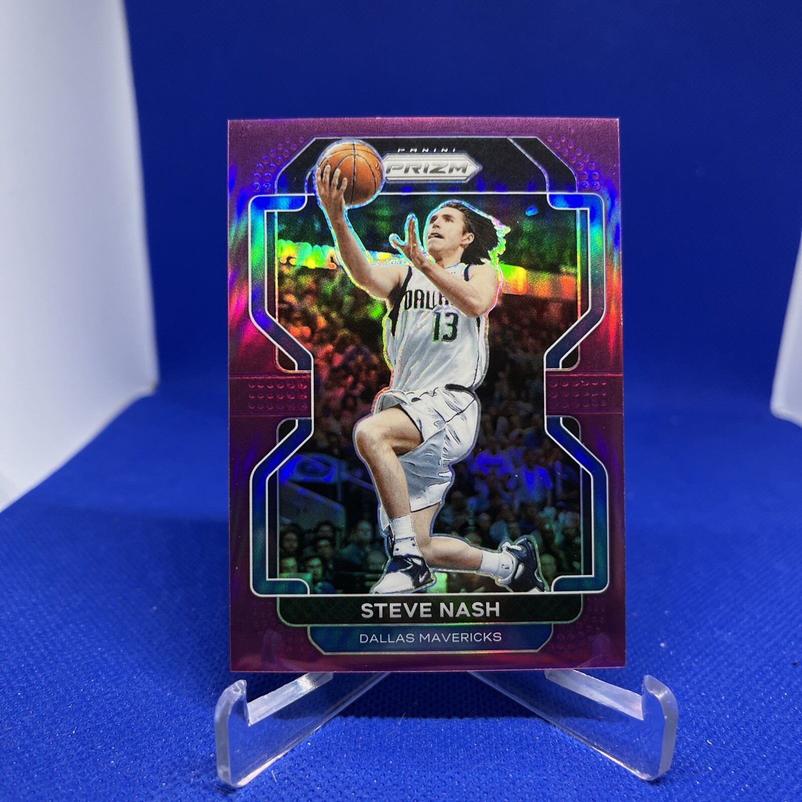 2021-22 Panini Prizm Steve Nash Purple Prizm #264 Dallas Mavericks Card /99