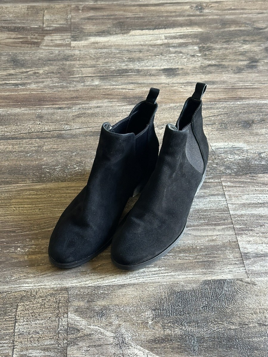 Cole Haan Laina Bootie Black Suede Pull On Chelsea Style  display picture 1