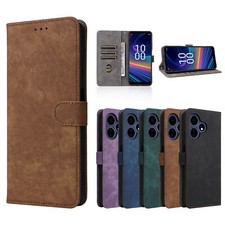 For Boost Mobile Celero 5G Plus 2024 Luxury Retro Flip Leather Wallet Case Cover