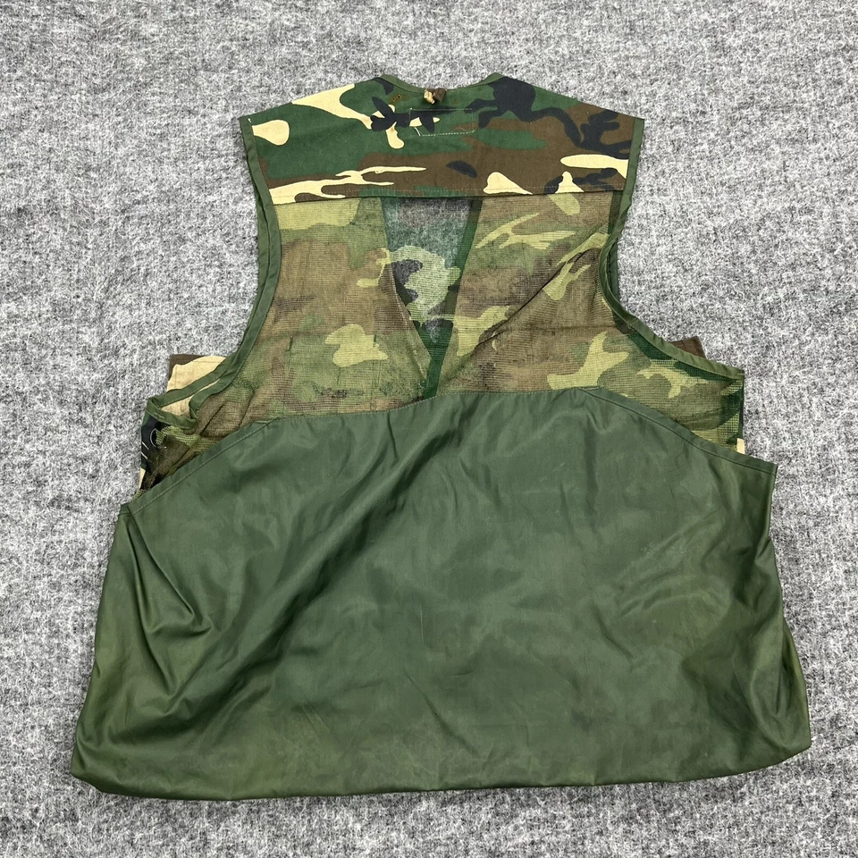 Vintage Game Winner Vest Mens Small Camouflage Hunting Shooting Game Camp - Image 3 of 4