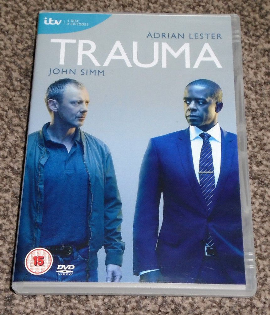 TRAUMA : 2017 JOHN SIMM / ADRIAN LESTER ITV DVD DRAMA - IN VGC (FREE UK P&P)