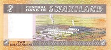 Swaziland  2  Emalangeni  ND. 1984  P 8b  Series  K  Uncirculated Banknote G13
