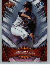 2019 Bowman Chrome Arizona Fall League AFL Stars GS Gregory Soto - Tigers