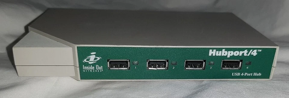 INSIDE OUT HUBPORT/4, USB 4 PORT HUB, 301-2010-04 50001250-01 MISSING AC ADAPTER - Image 2 of 4
