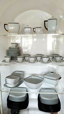 J L Coquet Prelude France Komplettes Tafel Kaffeeservice 12