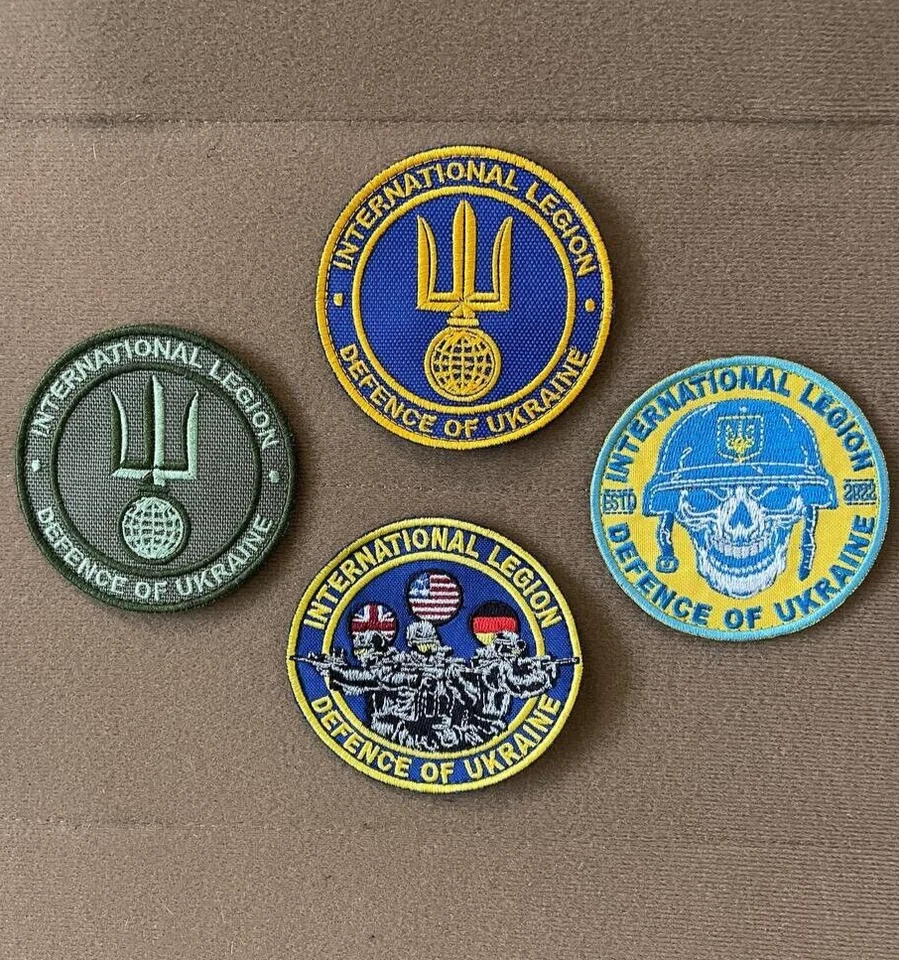 Parches Morales Ucranianos Legión Internacional de Ucrania Insignia Gancho Se... - Imagen 2 de 4
