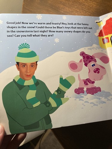 Blue's Clues: Snowy Day by Inches, Alison Softcover Book W/ Steve Simon Viacom - Picture 9 of 12