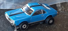 NOS Autoworld R18 Lght Blue 69 AMC AMX Thunderjet Ultra G HO Slot Car Run on AFX