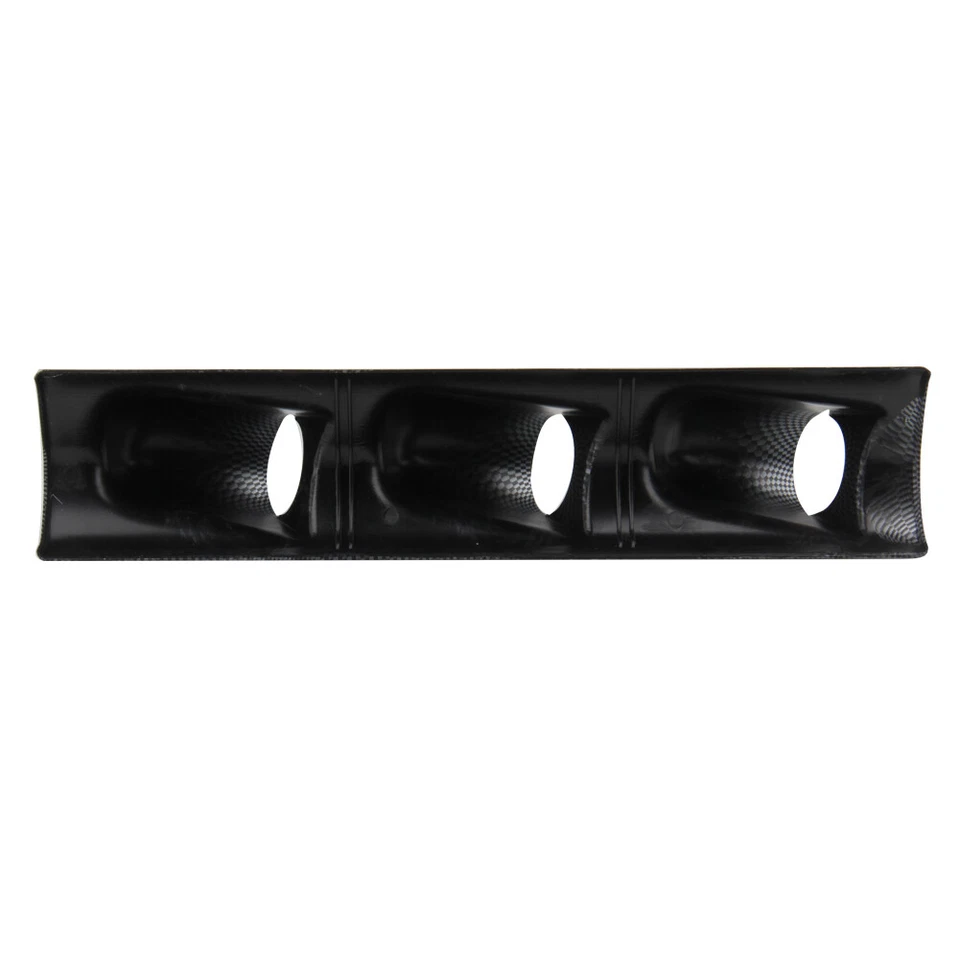 2''52mm Carbon Fiber Pillar 3-Hole A-Pillar Gauge Cluster Meter Mount Holder Pod - Image 3 of 4