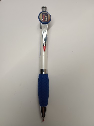 PGA TOUR TIGER WODS 2006 PLUMA METAL EMPUJ CLICK CON MARCADOR PROTOTIPO RARO - Imagen 2 de 11