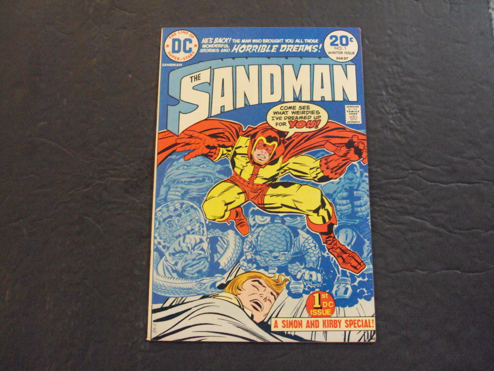 Sandman #1 Winter 1974 Bronze Age DC Comics Jack Kirby ID:47328 | eBay