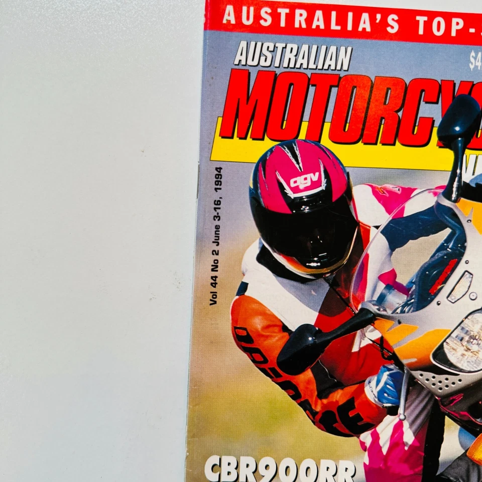 Revista Noticias Motocicleta Vol 44 Nº 2 Junio 1994 CBR900RR Foto 2 de 4