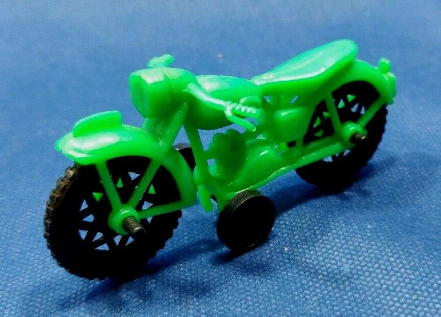 VINTAGE MINI MOTORCYCLE TOY HONG KONG GREEN motorbike BSA