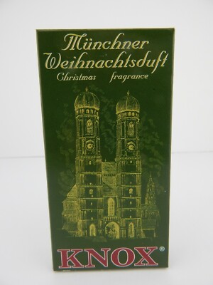 10 NEW Boxes New Knox Incense Cones Munich: Ggrbrd Pine Cinnamon Vanilla Myrrh