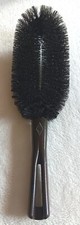Vintage Stanley Home Lint Clothes Suit Brush 10  Black Bristles Brown Handle
