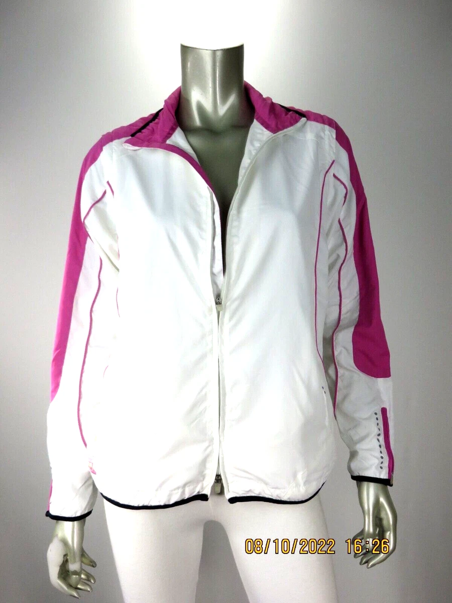 Pink and hotsell white windbreaker