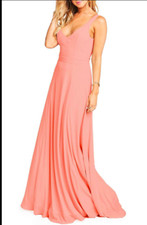 Show Me Your Mumu  Jenn Maxi Dress Bright Coral XS $198
