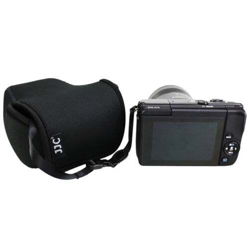 JJC Ultra Light Camera Pouch Case Bag for Canon M M2 M3 M10+18-55mm 15-45mm Lens - Picture 1 of 12