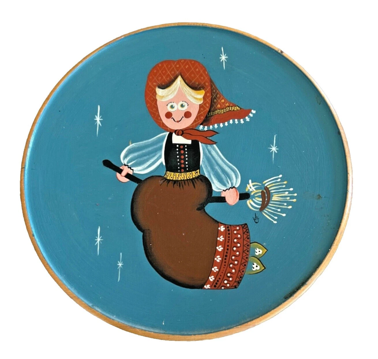 Wooden French Country Round Home Décor Plaques & Signs