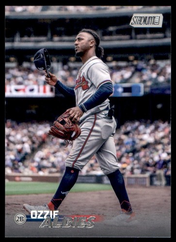2023 Topps Stadium Club #48 Ozzie Albies | Baseball Card