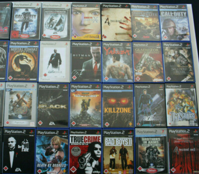 Playstation 2 PS2 USK 18 Spiele (GTA, Call Duty, Resident Evil, Medal Honor ...)