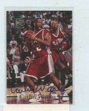 CARLIN WARLEY 1995 Classic Rookies Autographs Auto St. Josephs
