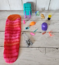 Barbie "It Takes Two" Malibu Camping Camp Accessories Puppy Sleeping Bag
