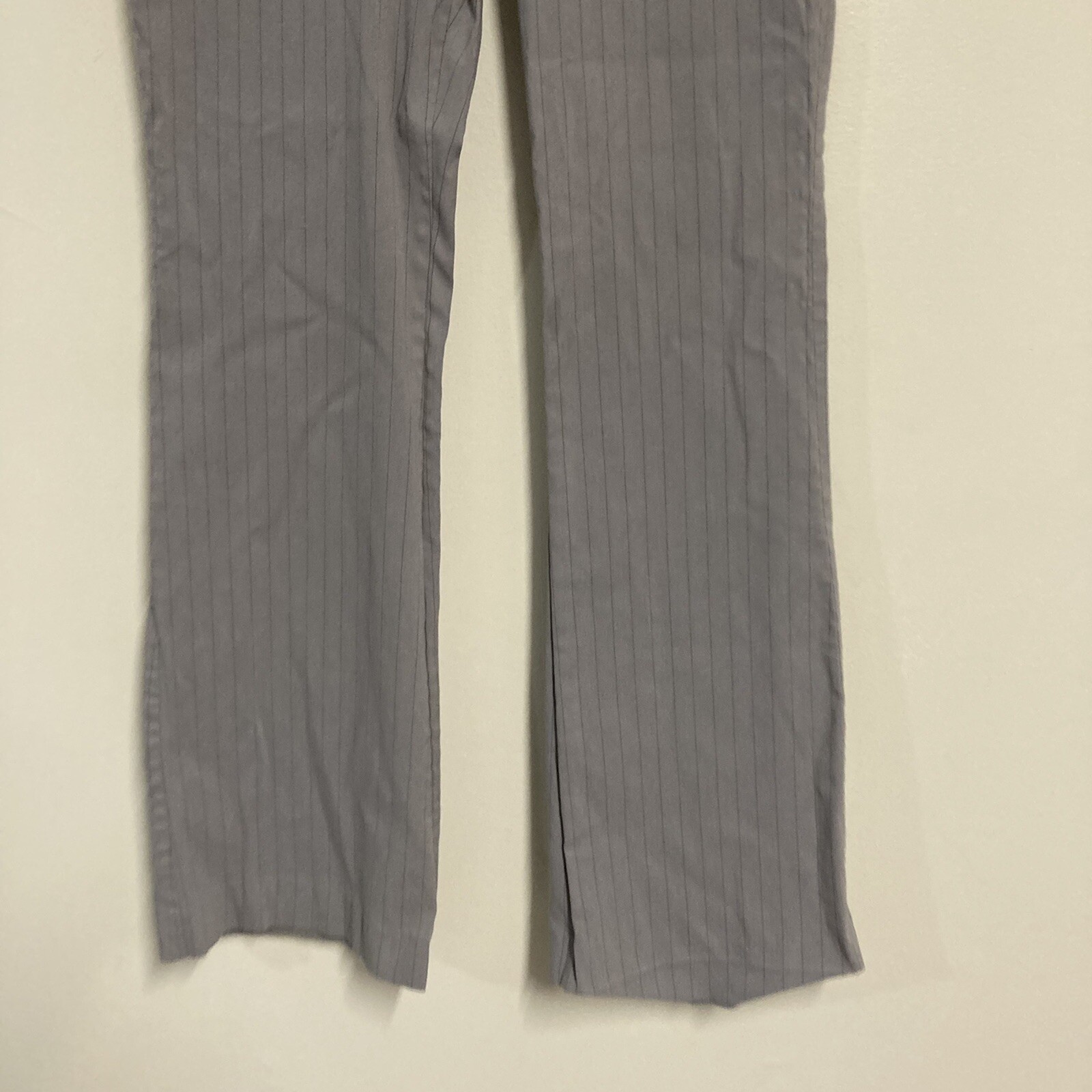 Express Design Studio Womens Size 8 Editor Gray Pinstripe Dress Pants | eBay