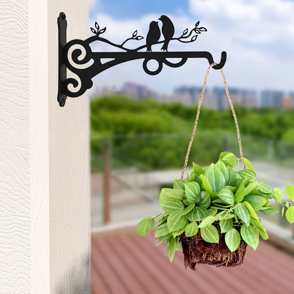 Easy to Install Bird Shape Plant Hanging Holder main image 1