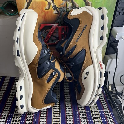 SALOMON Tan & Navy XT-QUEST 2 Sneakers Shoes Size 11 Men s