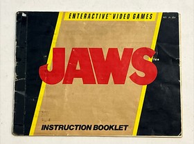 Rare Nintendo Jaws this time there's no escape (1987 NES-JA-USA)