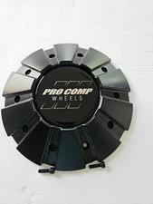 Pro Comp Wheels Flat Matte Black 10294-2-CAP LG1309-03 Wheel Rim Center Cap
