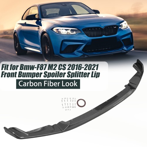 For 2016 -2021 BMW F87 M2 Carbon Fiber CS Style Front Lip Spoiler Chin ...
