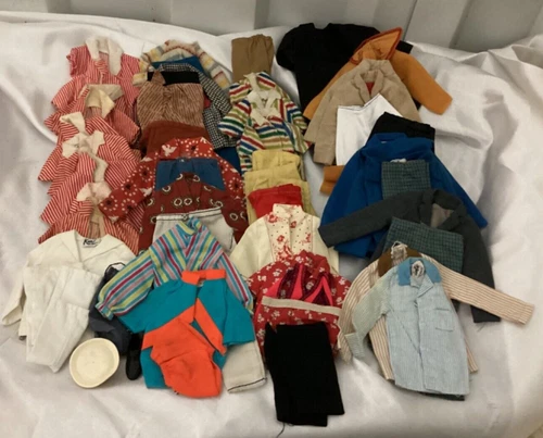 A vintage and modern Ken Clothes Only.  Lot # 9. No Dolls.