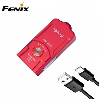 Fenix E03R V2.0 500 lumens keychain flashlight 500 lumens Type-c charging-RED
