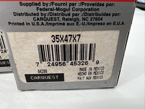 (Lote de 5) Sellos de aceite Carquest National 353867, cargados por resorte, -40 ° F a 225 ° F - Imagen 9 de 10