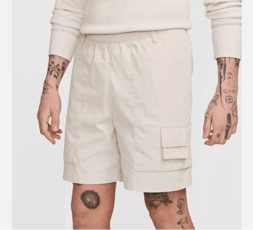 Nike Life Woven Camp Shorts Casual Lounge Lightweight FN3216-104 $85 Men's Med