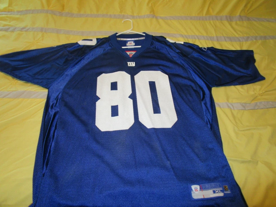 Jeremy Shockey Jersey Mens Sz XL Reebok NFL Equipment NY Giants Foto 2 de 3
