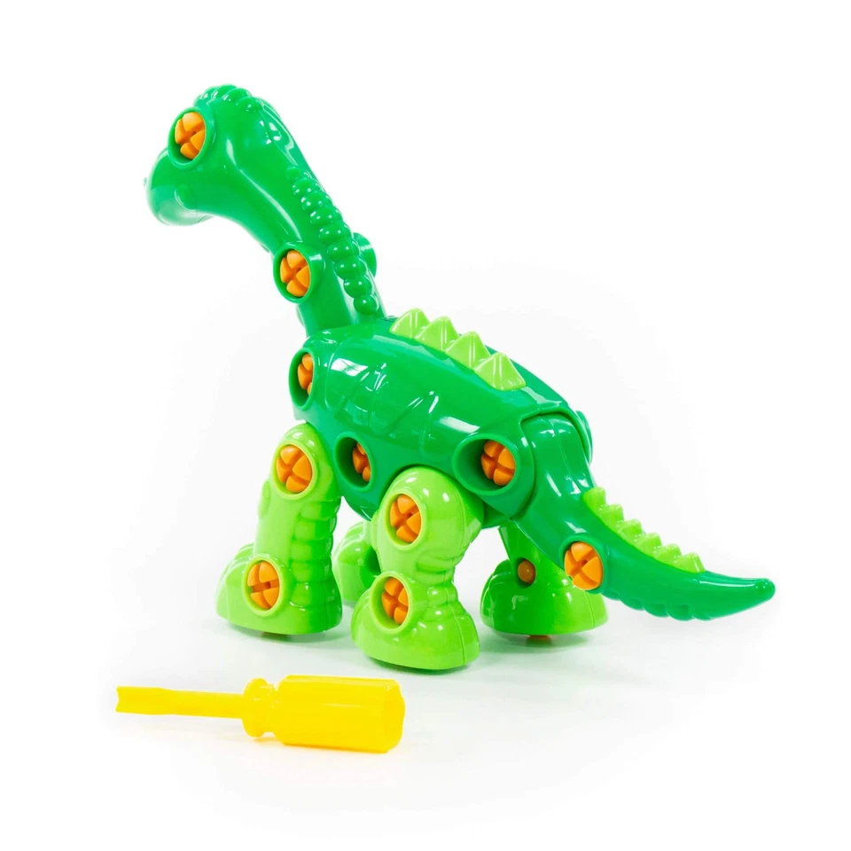 WADER 35-tlg. Konstruktionsset Dinosaurier Spielfigur Spielzeug 'Diplodocus' - Bild 3 von 4