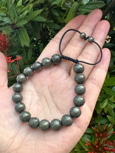 Grade A++ Edelstein Perlen verstellbar Armband 10 mm, echte Kristalle Armbänder - Bild 122 von 124