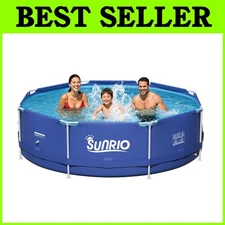 Family Metal Frame Pool 8ft x 30" Capacity 800 Gal