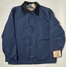 BRAND NEW Walls Blue Denim Chore Jacket Blanket Lined USA Made Size Large NWT