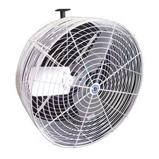 Schaefer Gvk24 Standard Duty Industrial Fan, Wall Mount, 24 In Blade Dia,