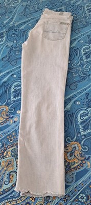 Cropped Damen Jeans, 7 For All Mankind, Hellblau, Gr. 26
