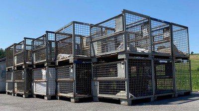 Gitterbox 800x1200x800mm - 1.500 kg, gebraucht - Gute. Wahl